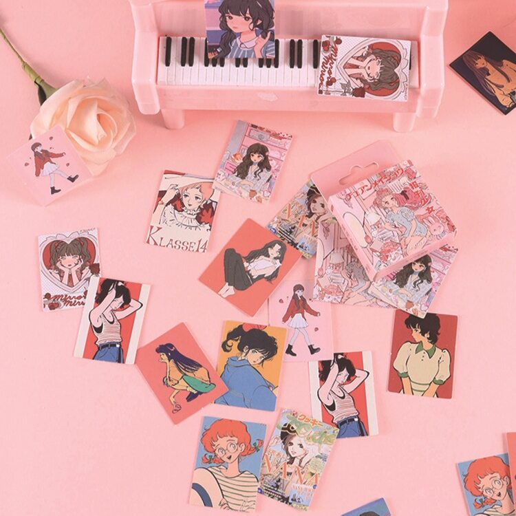 Hộp 45 hình dán sticker trang trí