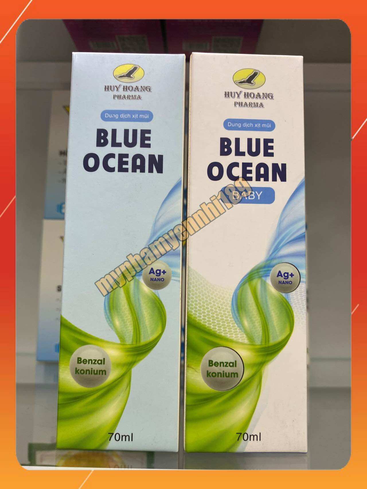 Xịt mũi Sát khuẩn blue ocean baby chai 70ml