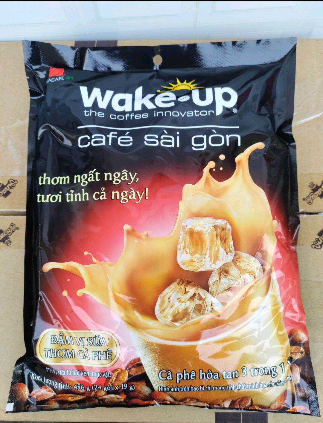 Combo 5 Bịch Cafe Wake Up Sài Gòn Thơm Ngon Rẻ (DATE MỚI)