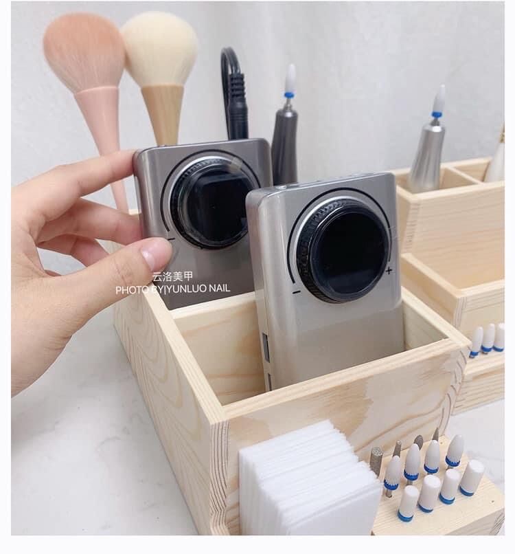 Khay gỗ cắm dụng cụ, máy mài, đầu mài
