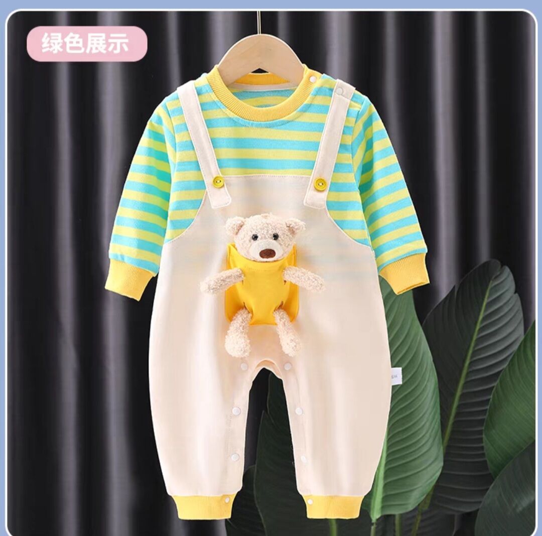 bộ  bodysuit gấu  cho bé