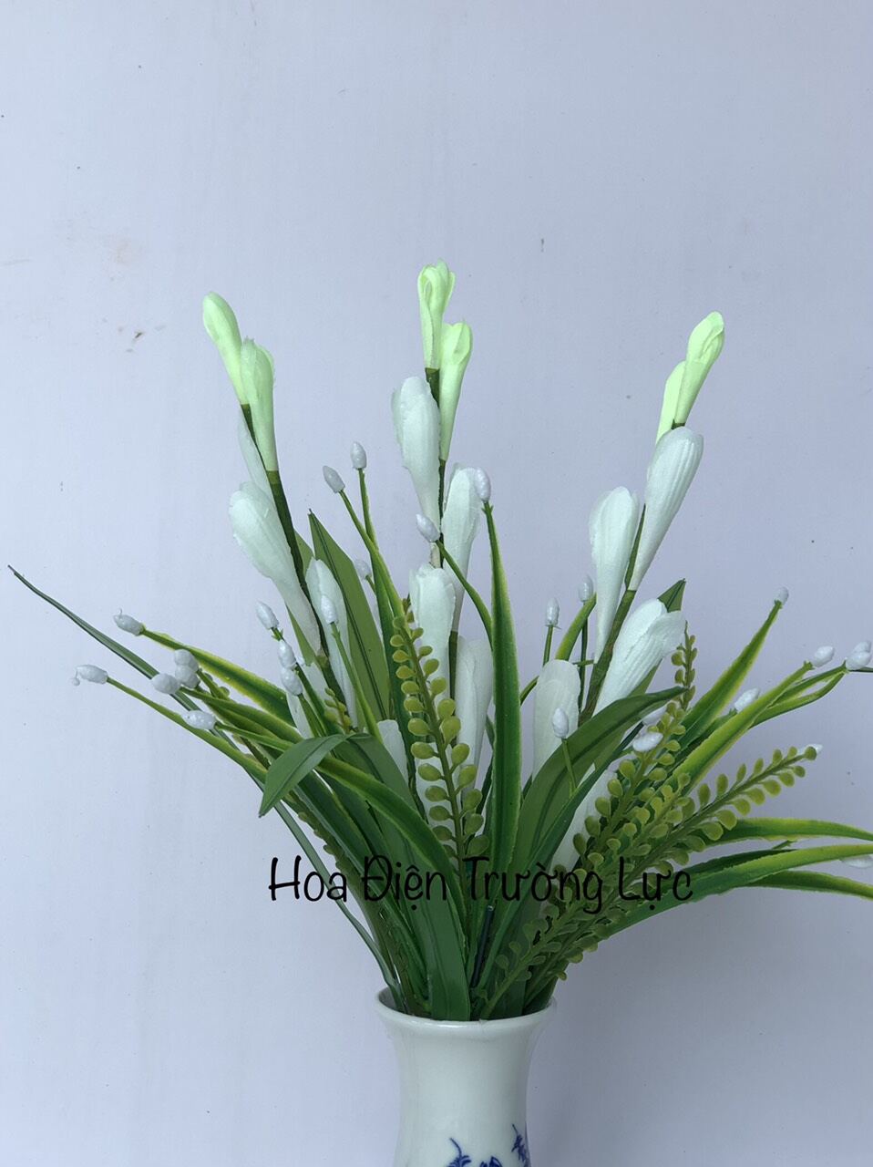 Hoa Huệ Trang Trí Có Đèn - Hoa Huệ 3 nhánh