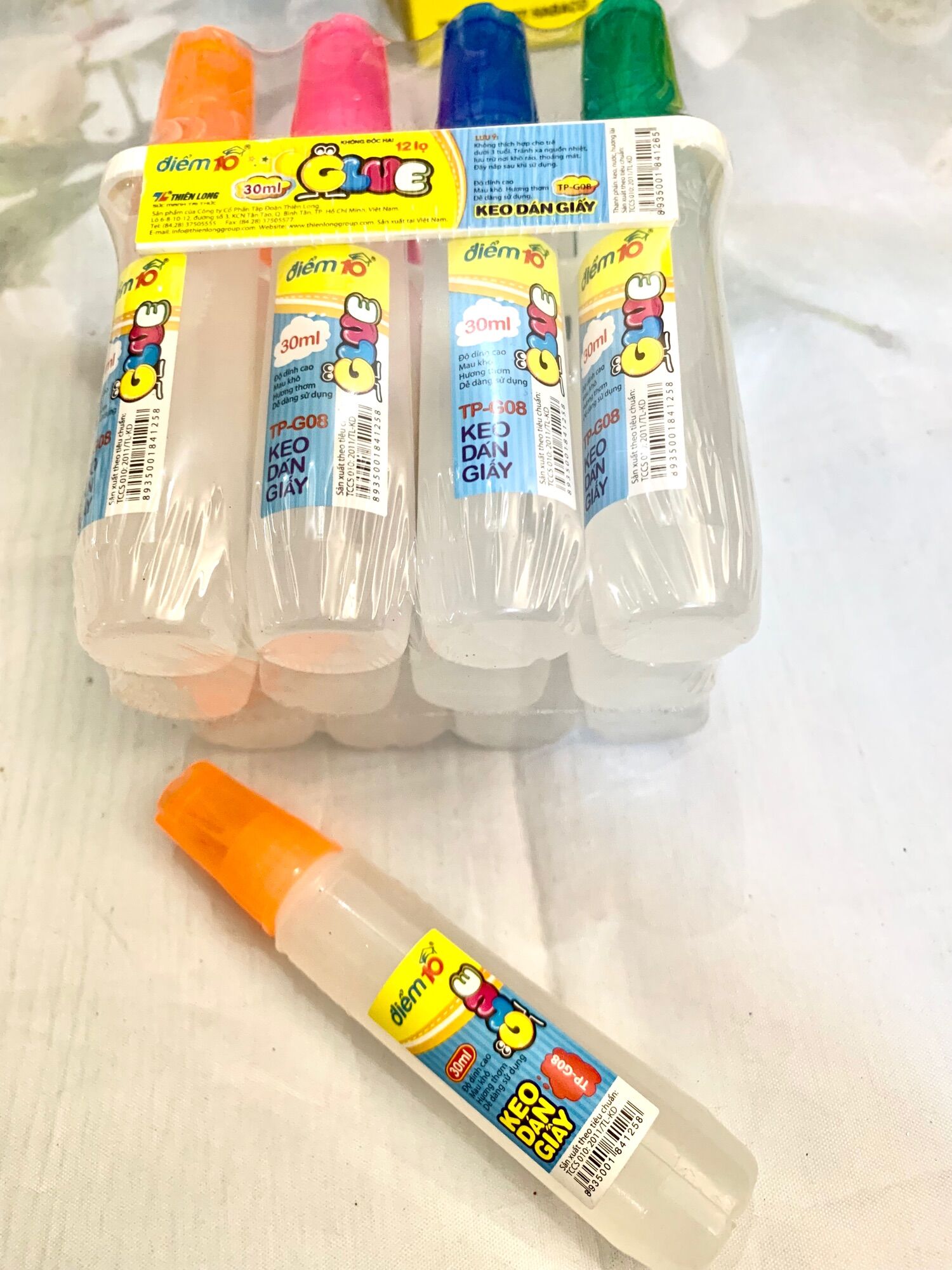 Sét 12 lọ Hồ dán nước