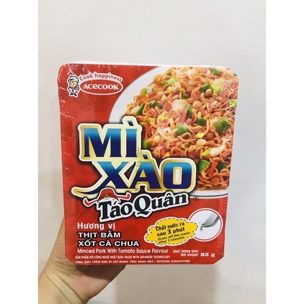 Mì khay xào táo quân thùng 18 khay