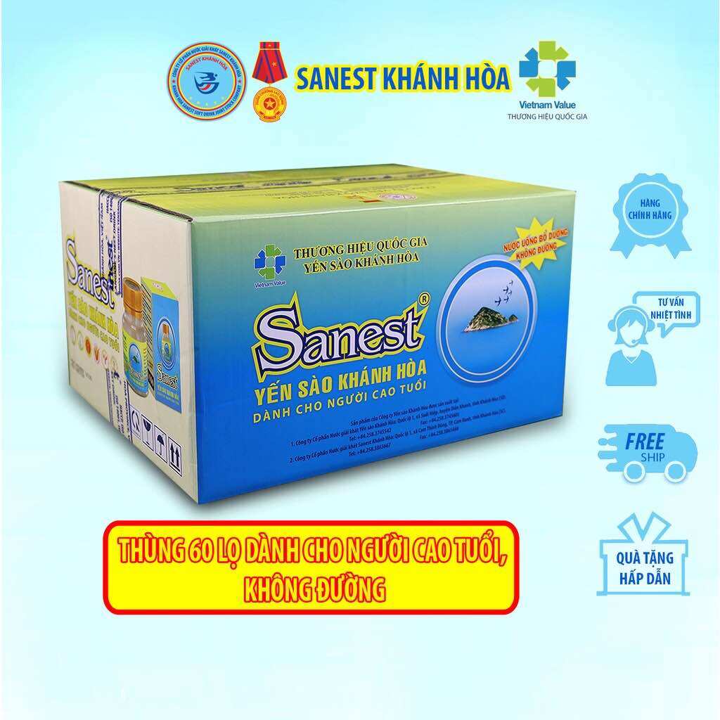 Nước yến sào sanest người cao tuổi - lọ 70ml