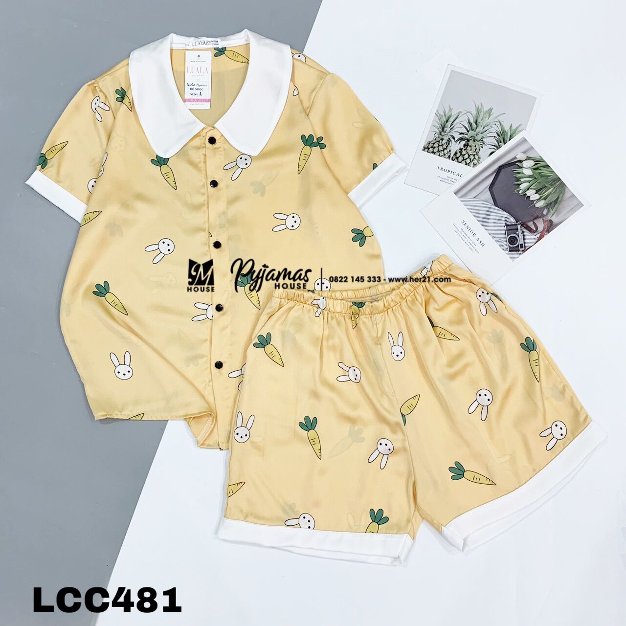 Bộ lụa cộc đùi