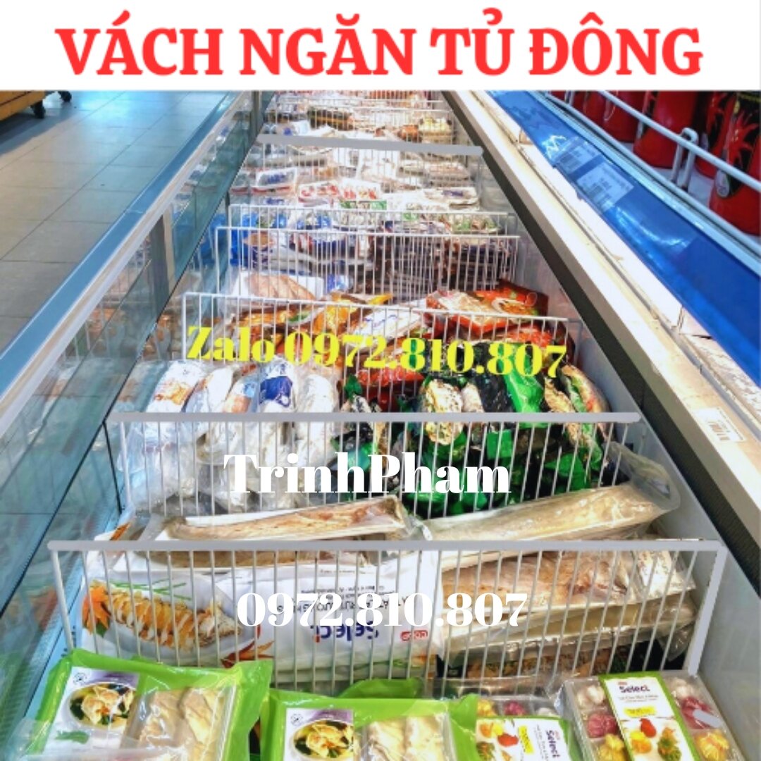 Vách Ngăn Tủ Đông lạnh. Nhận làm size theo yêu cầu