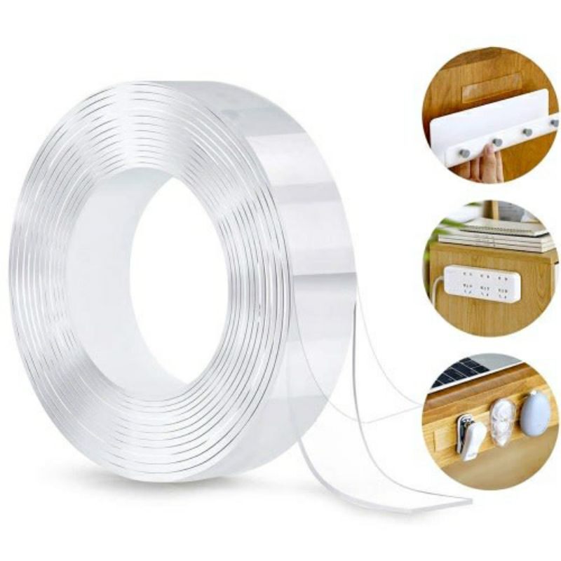 Cuộn băng keo 3m, keo 3m 2 mặt siêu dính