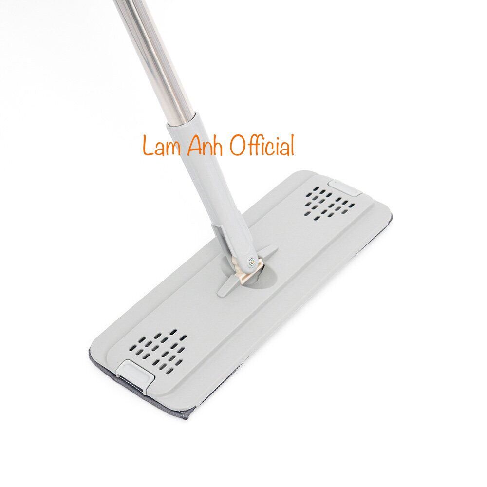 Bộ cán rời cho cây lau nhà 2 ngăn hàng cao cấp đẹp, có ảnh thật