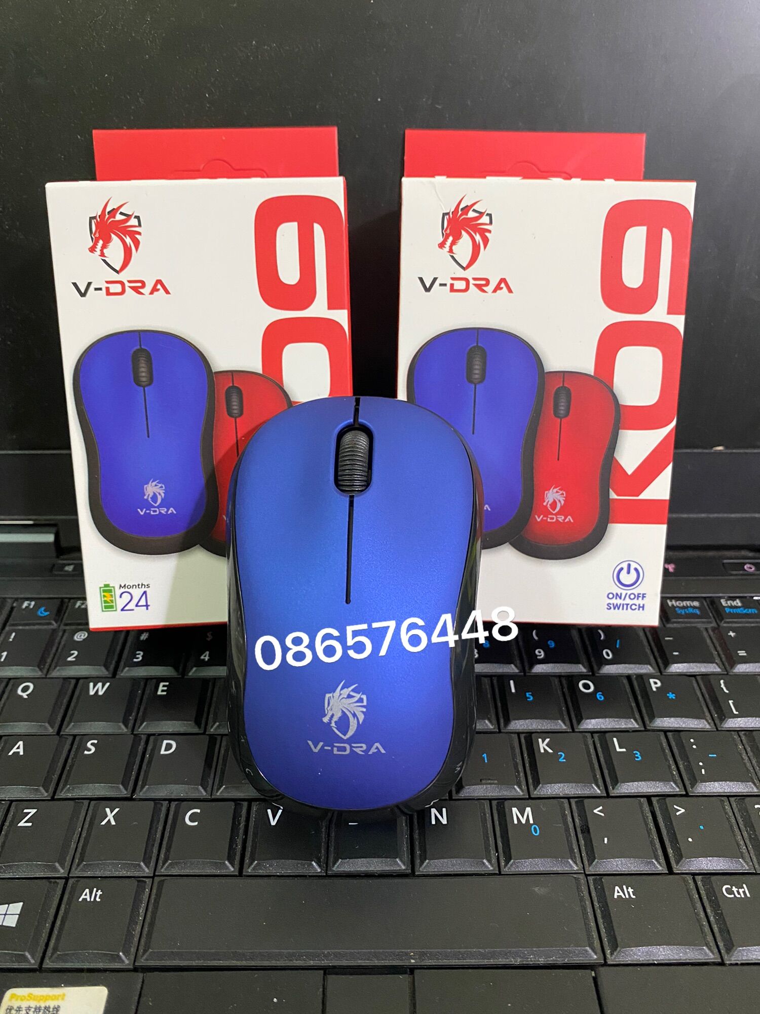 Chuột không dây vinagear k09 -1600dpi hàng chính hãng