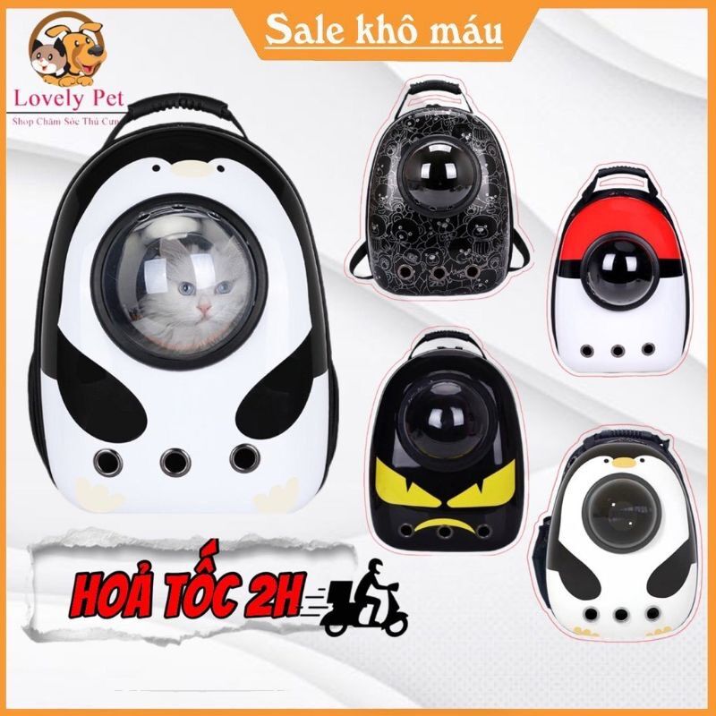 Balo phi hành da cho chó mèo đủ mẫu