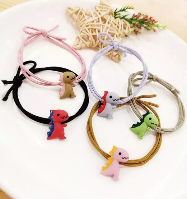 Dây buộc tóc khủng long ( 5 sợi)