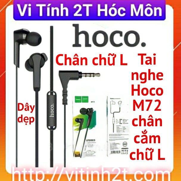 Tai nghe nhét tai Hoco m72 chữ L