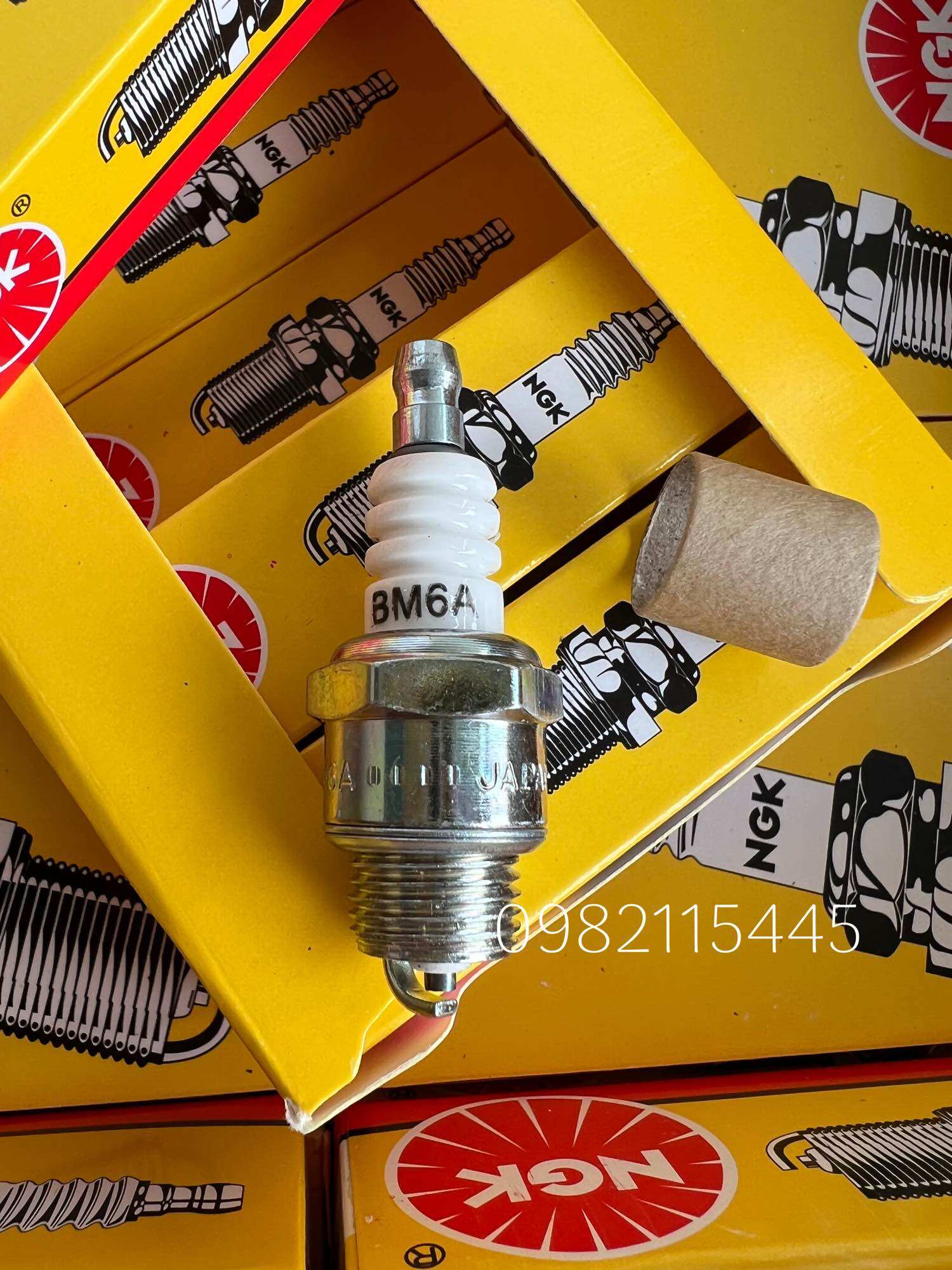 Bugi 2 thì NGK cắt cỏ ,cưa