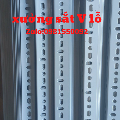 Cây 15,5cm-Sắt V LỖ V3x3cm
