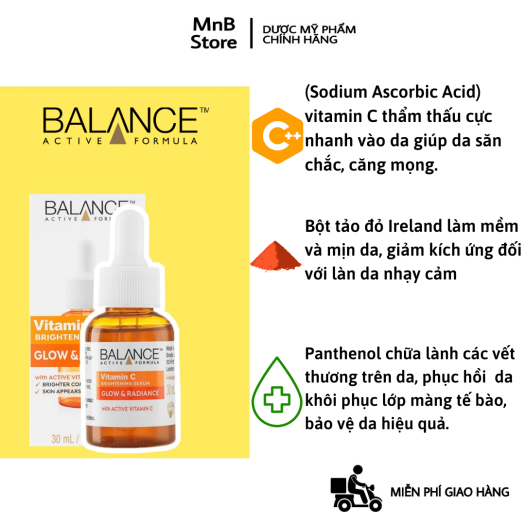 Serum vitamin C ngừa thâm mờ sẹo mụn