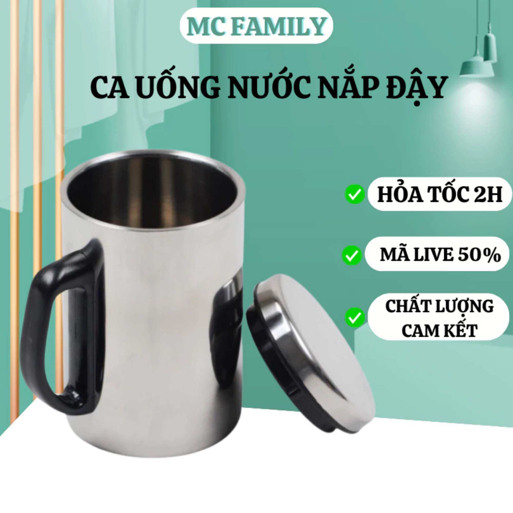ly inox 500ml uống cafe giữ nhiệt
