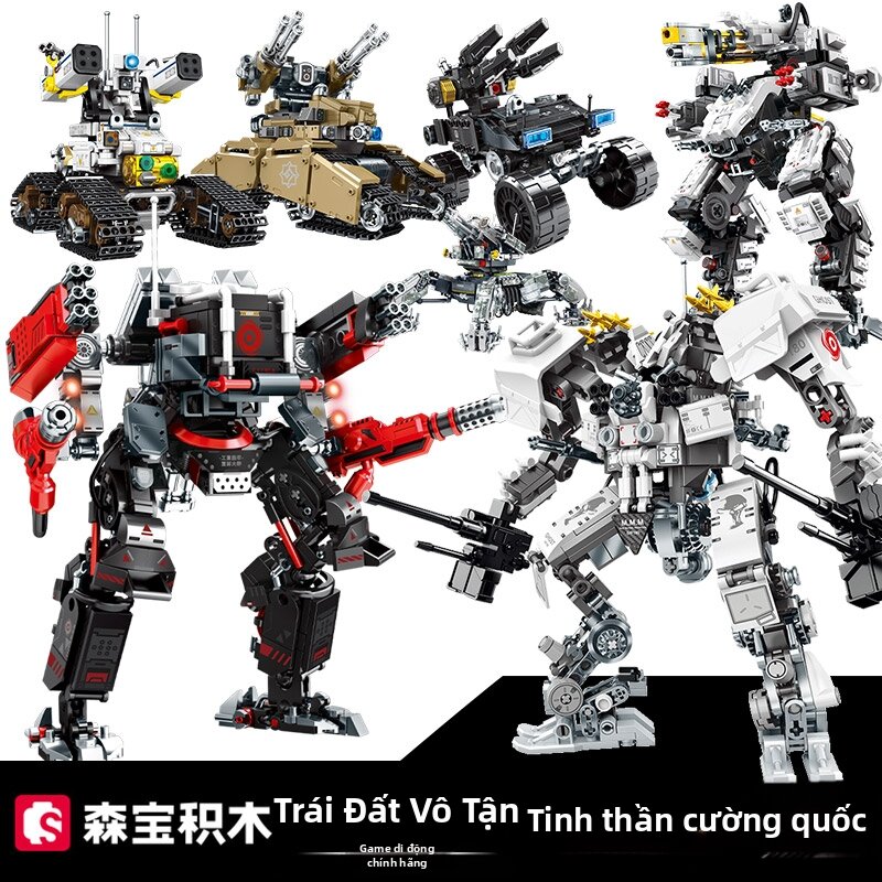 SENBAOJIMU | Bộ Xây Dựng Mô Hình Trò Chơi Mecha Drone Cho Trẻ Em