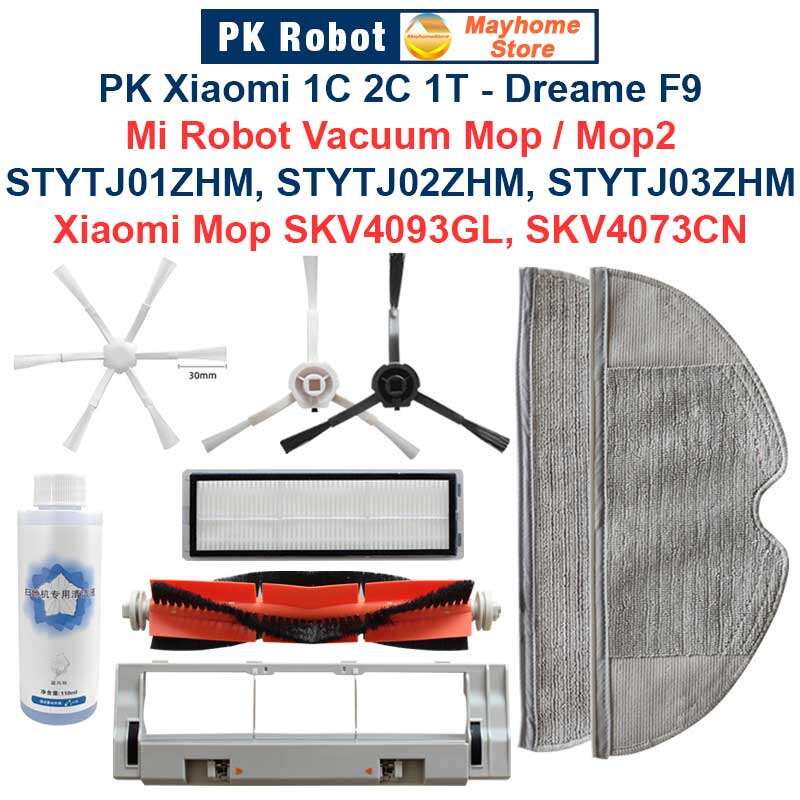 Phụ Kiện Xiaomi 1C 2C 1T Dreame F9 Mi Robot Vacuum Mop/ STYTJ01ZHM, Mop2/ STYTJ02ZHM/ STYTJ03ZHM, Xiaomi Mop SKV4093GL, SKV4073CN///