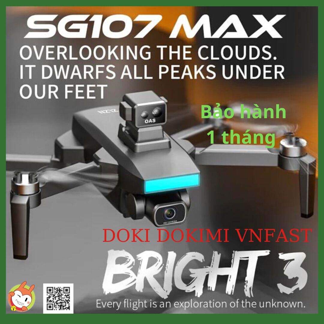 Flycam ZLL Sg107 max - động cơ không chổi - cảnh báo va chạm- cảm biến bụng