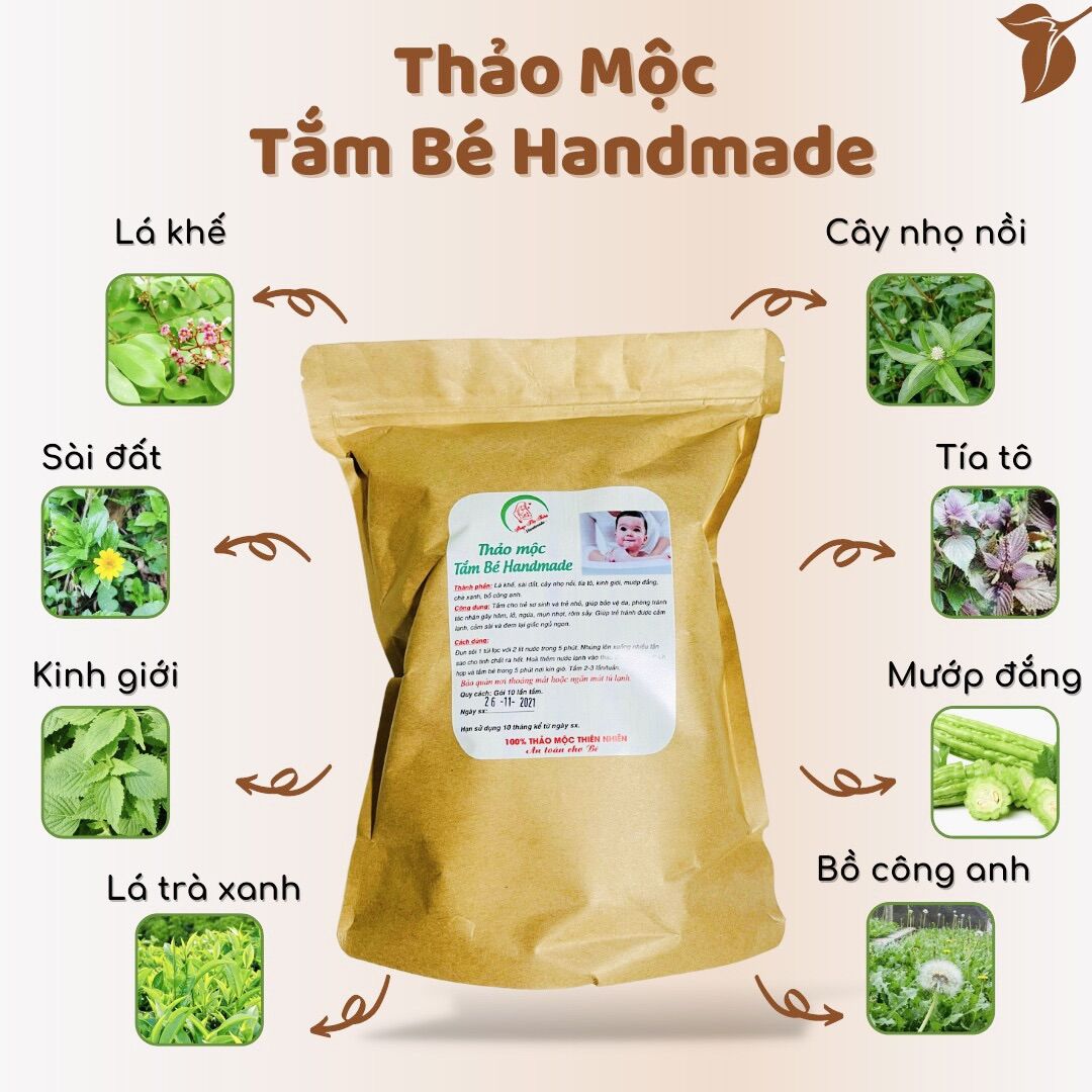 [HCM]LÁ TẮM BÉ THẢO MỘC