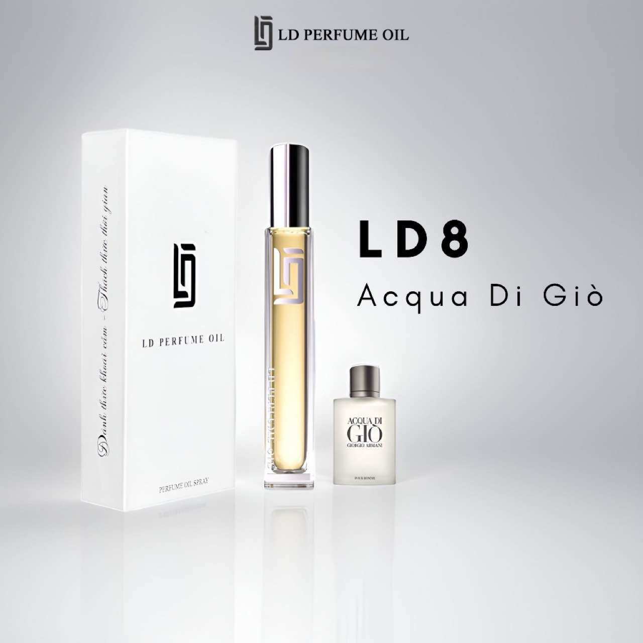 Tinh dầu nước hoa ld08 acquadi gio mùi hương lịch lãm tinh tế
