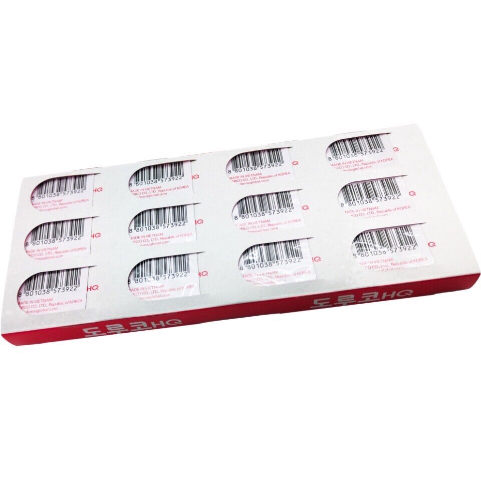 Dao lam dorco hàn quốc đỏ siêu bén (1 hộp nhỏ )