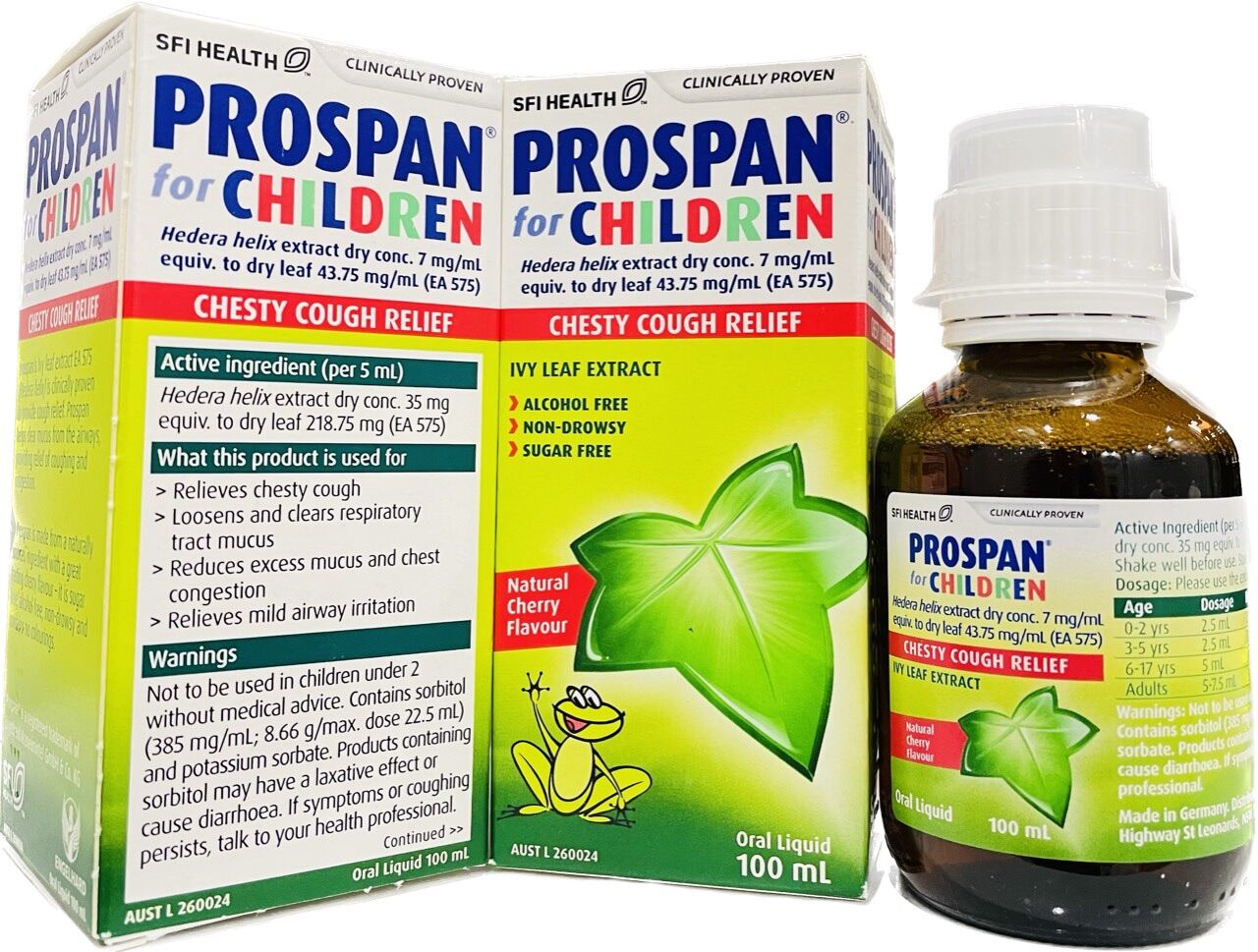 Siro ho Pro Span For Children 100ml của Đức