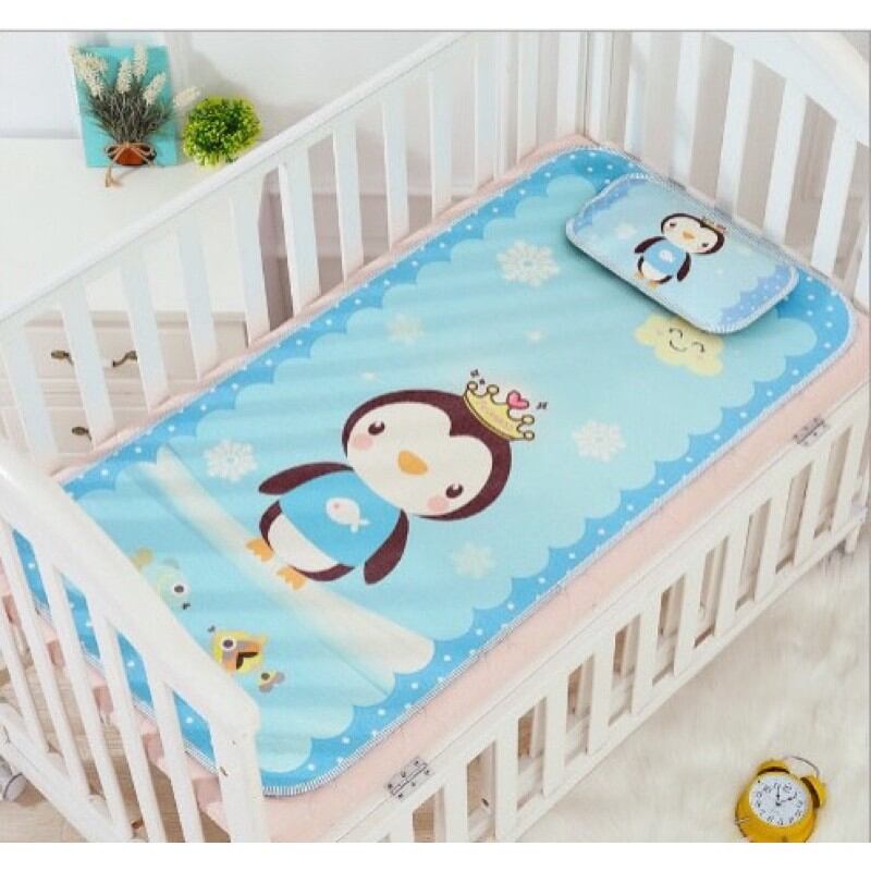 Bộ chiếu điều hòa 3D kèm gối thảo dược cho bé (nhiều mẫu)
