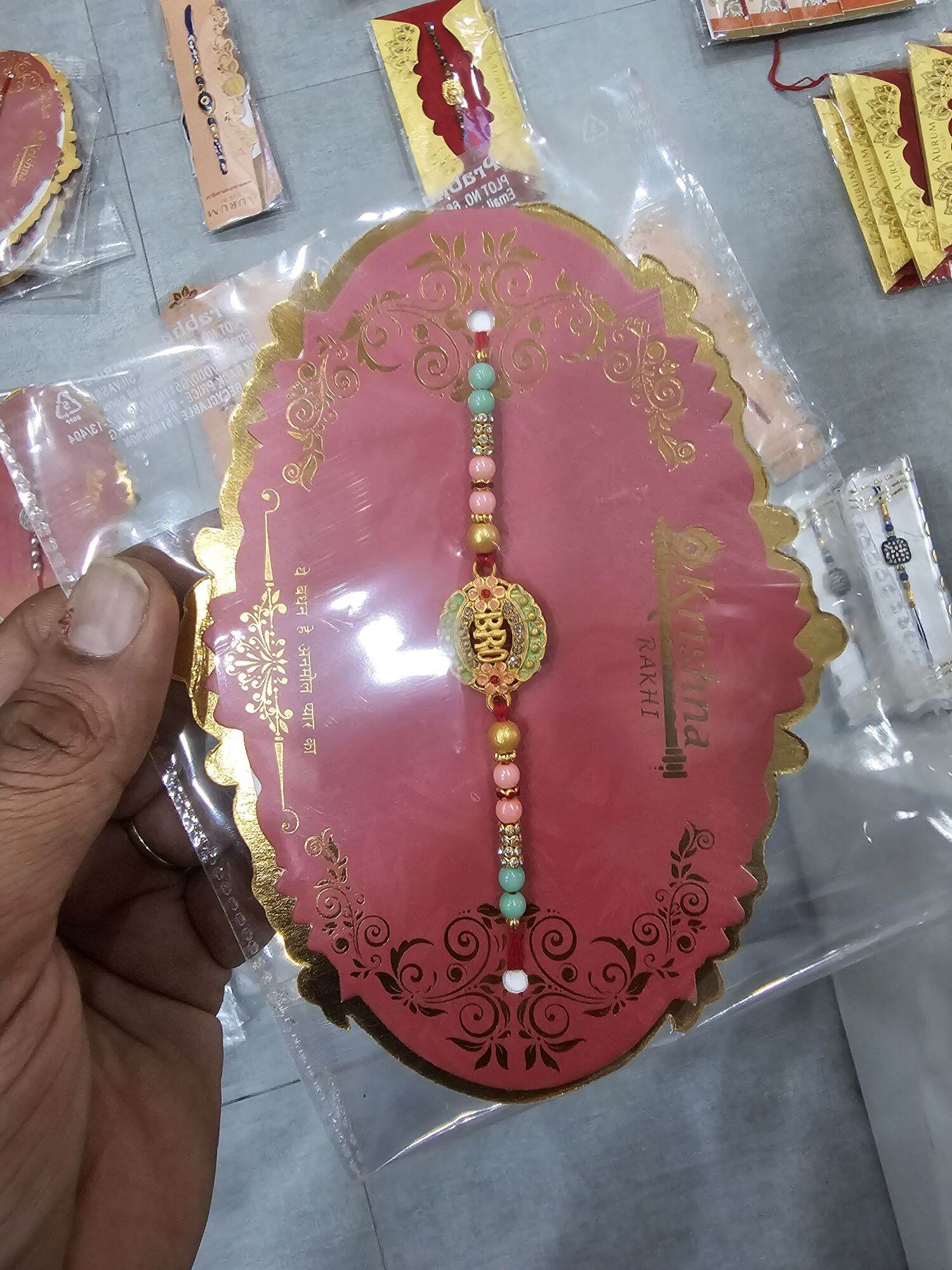 Rakhi - Hand bracelet  hand made