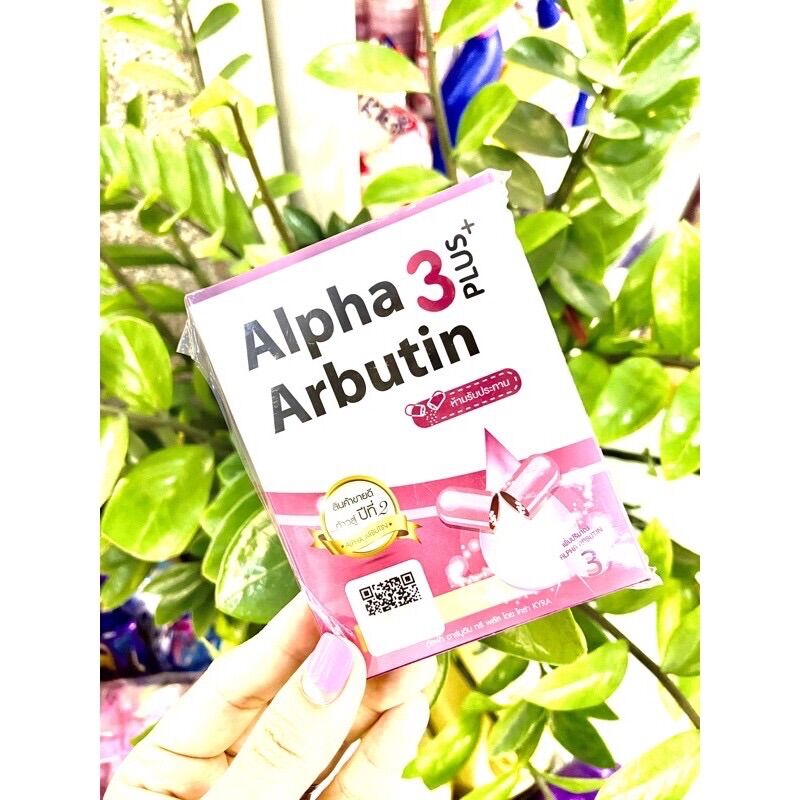 Vỉ 10 viên kích trắng alpha arbutin 3 plus+ thái lan