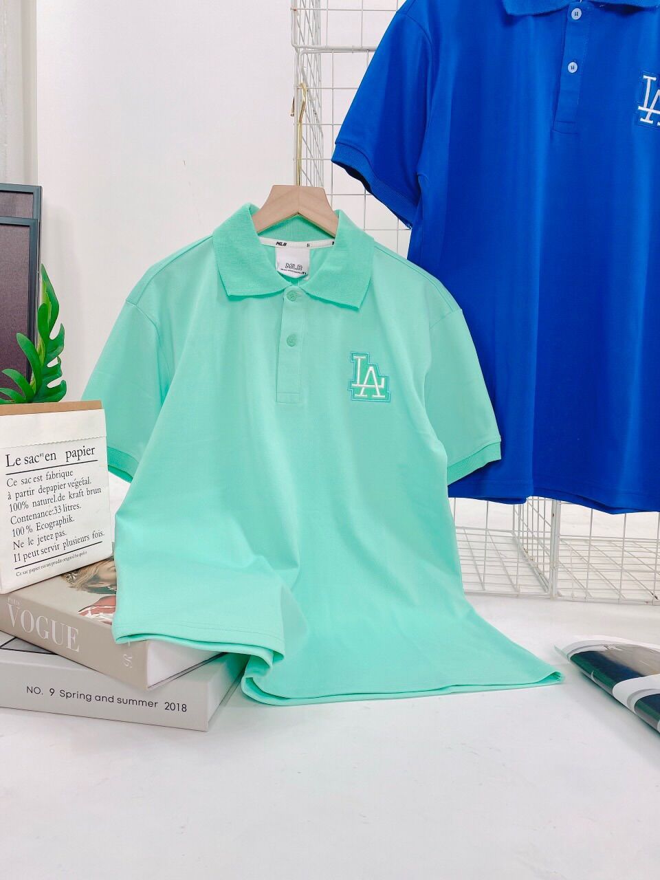 Áo thun phông MLB Polo Rainbow Unisex