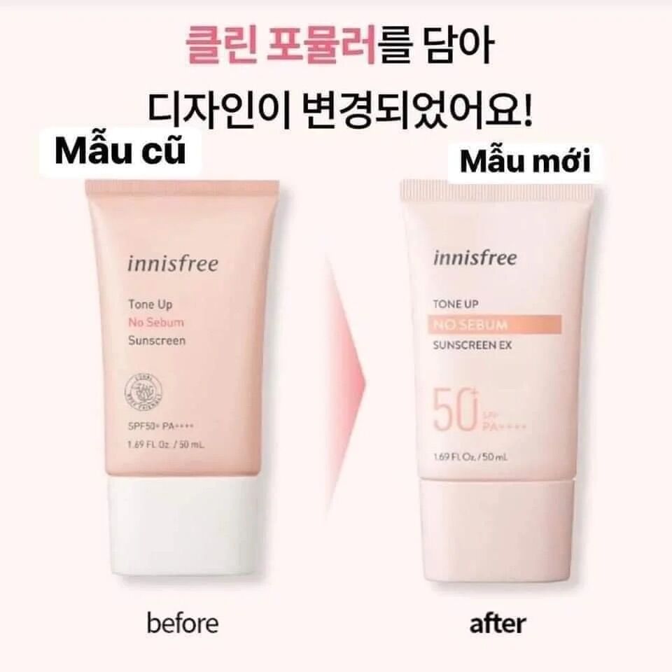 Chống nắng Innisfree No Sebum Sunblock SPF mẫu mới