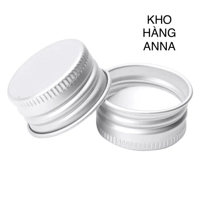 Nắp nhôm vặn phi 20/ phi 24/ phi 28 - nắp nhôm vàng , nhôm bạc dùng chai 10ml/ 50ml/ 100ml/ 200ml/ 500ml - nắp kim loại