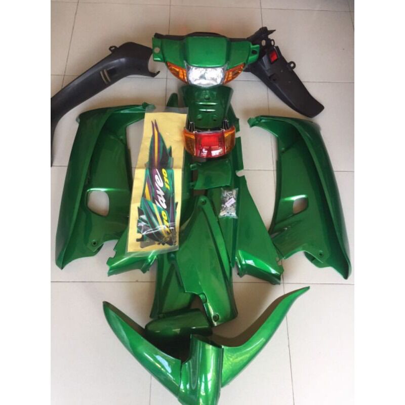 Dàn áo Wave 110 màu ken