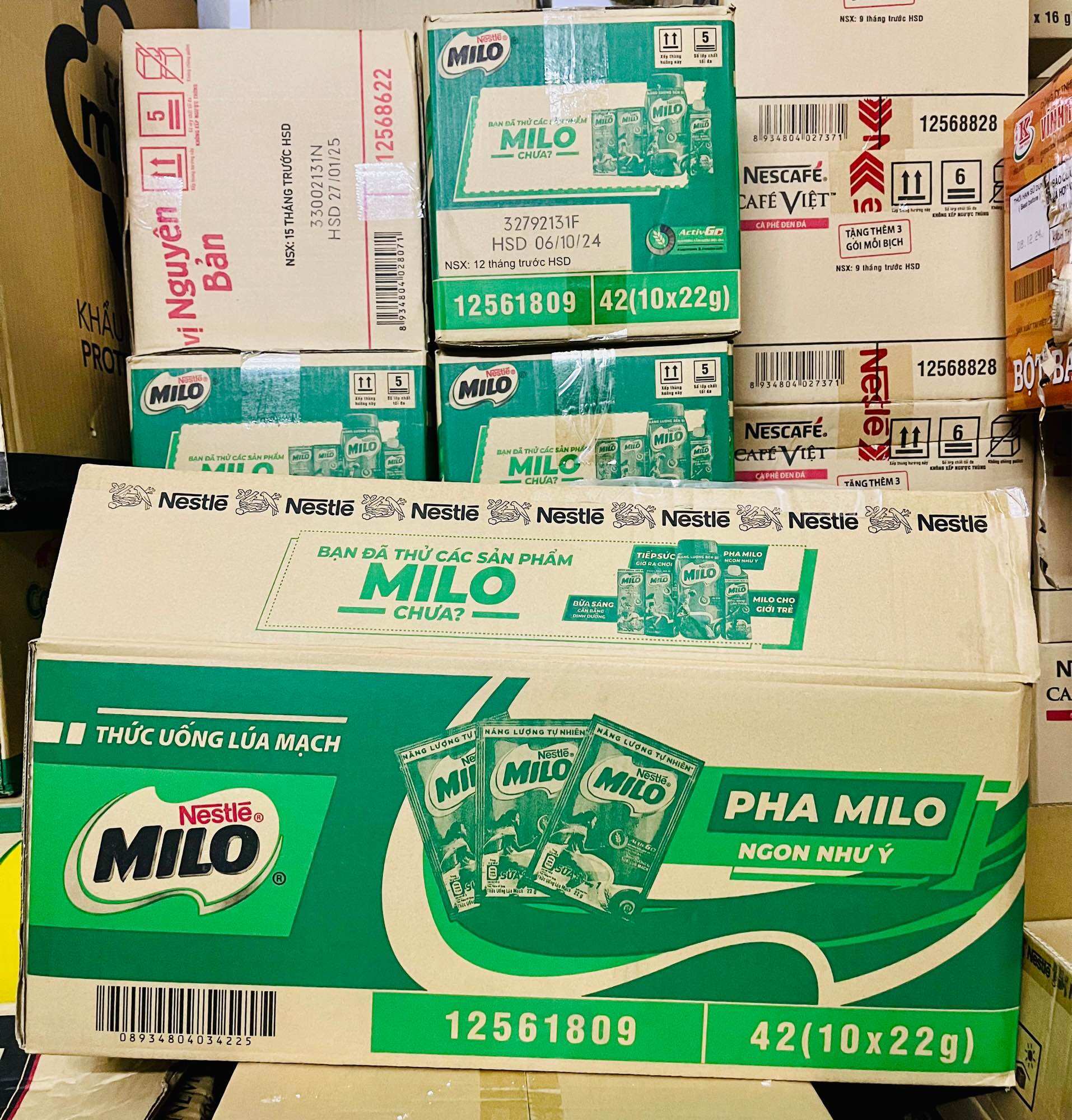 Nestle Milo Powder - Barley Drink in Packets (1 String X 10 Packets X 22g)