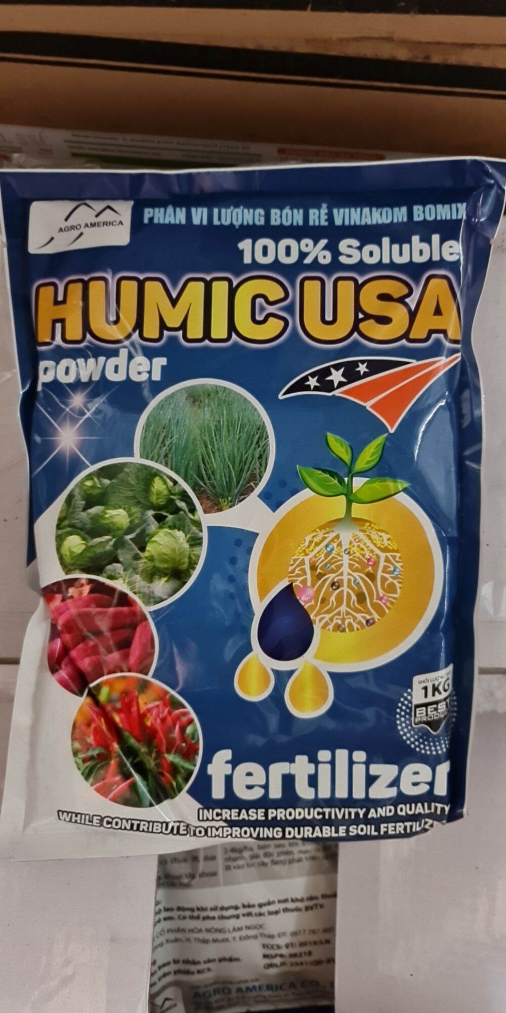 HUMIC USA 1kg ( miễng tan tốt nhất thị trường )