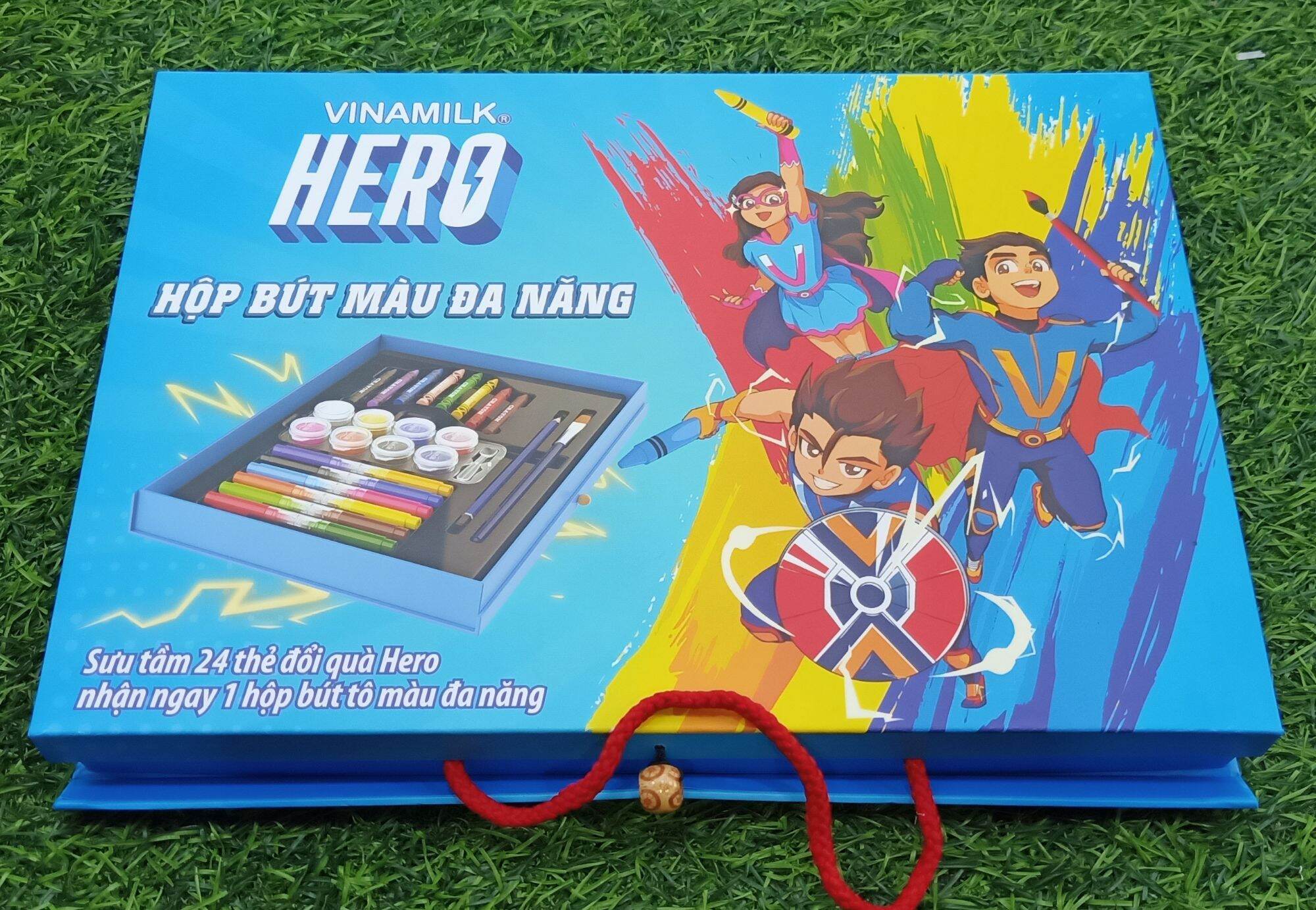Hộp bút màu đa năng Hero