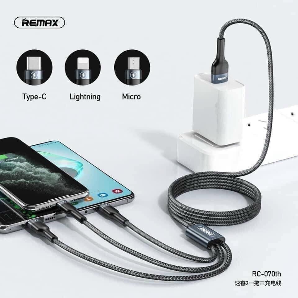 dây sat remax chính hãng 3in 1