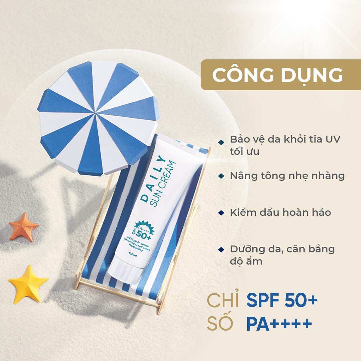 Kem Chống Nắng Daily Sun Cream 120ml