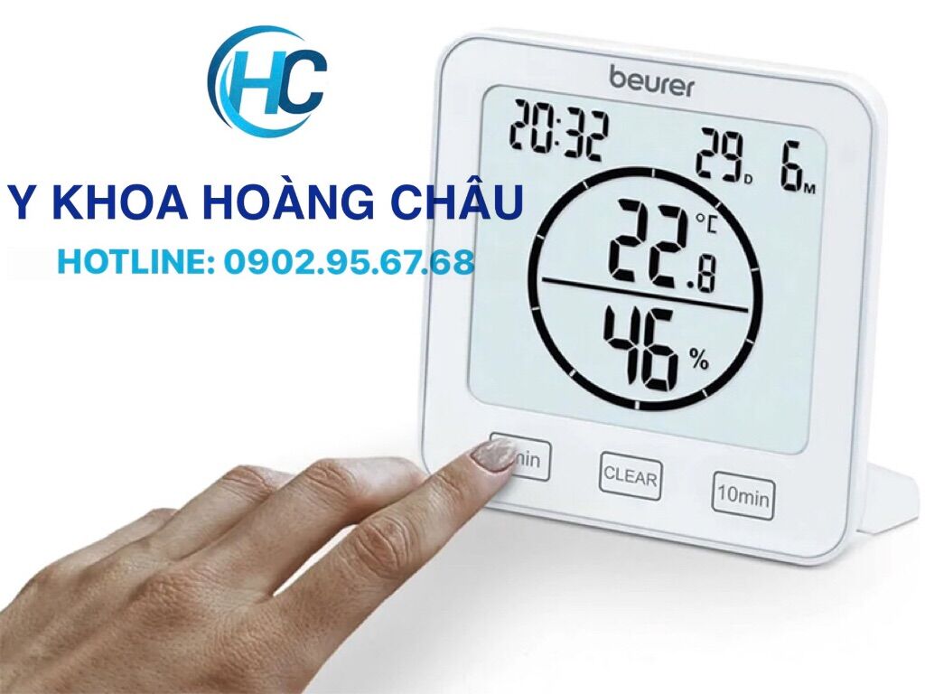[CHÍNH HÃNG] Nhiệt ẩm kế Beurer HM22 (bảo hành 2 năm)