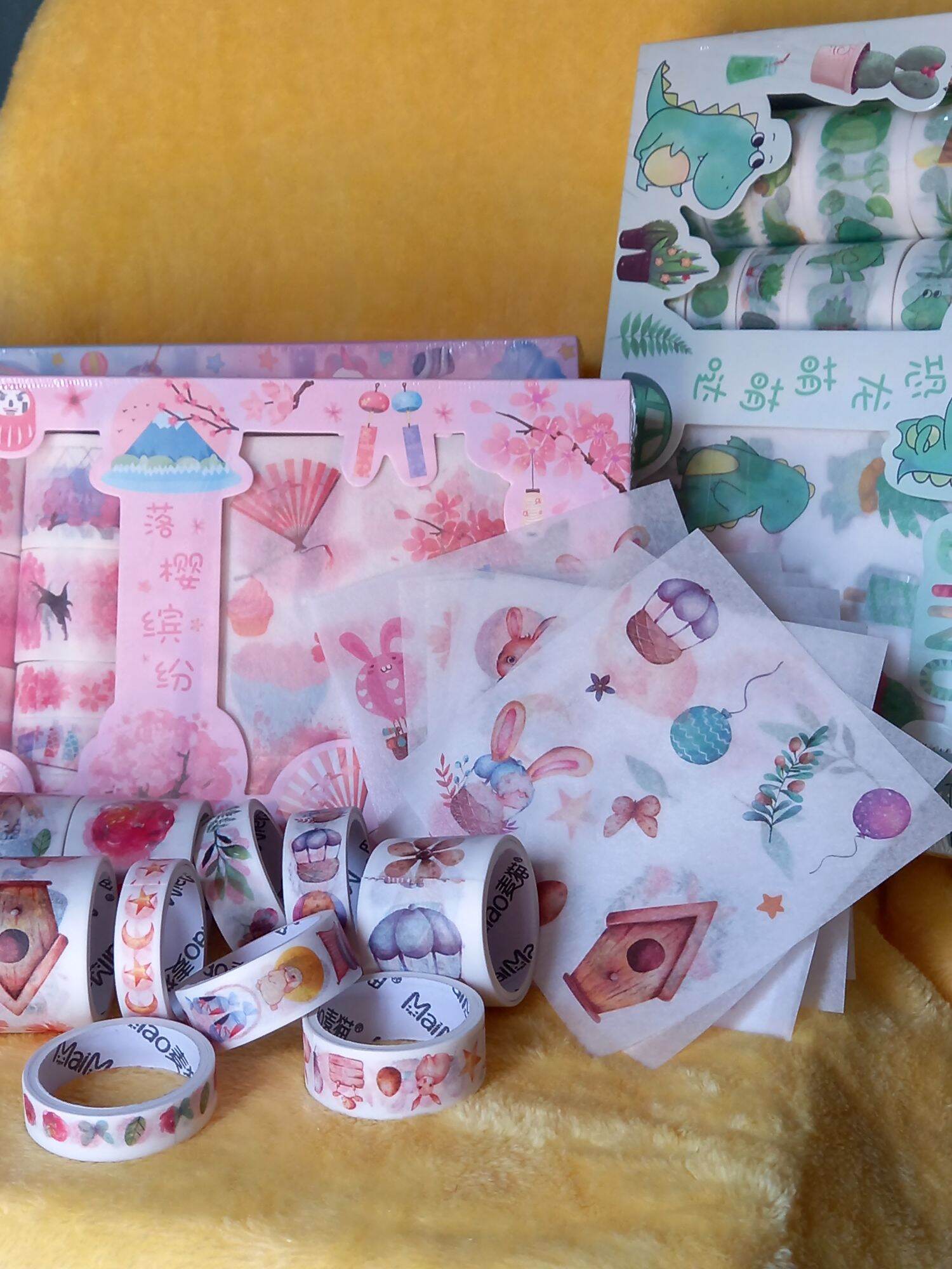 WASHI HỘP LOẠI LỚN KÈM STICKER