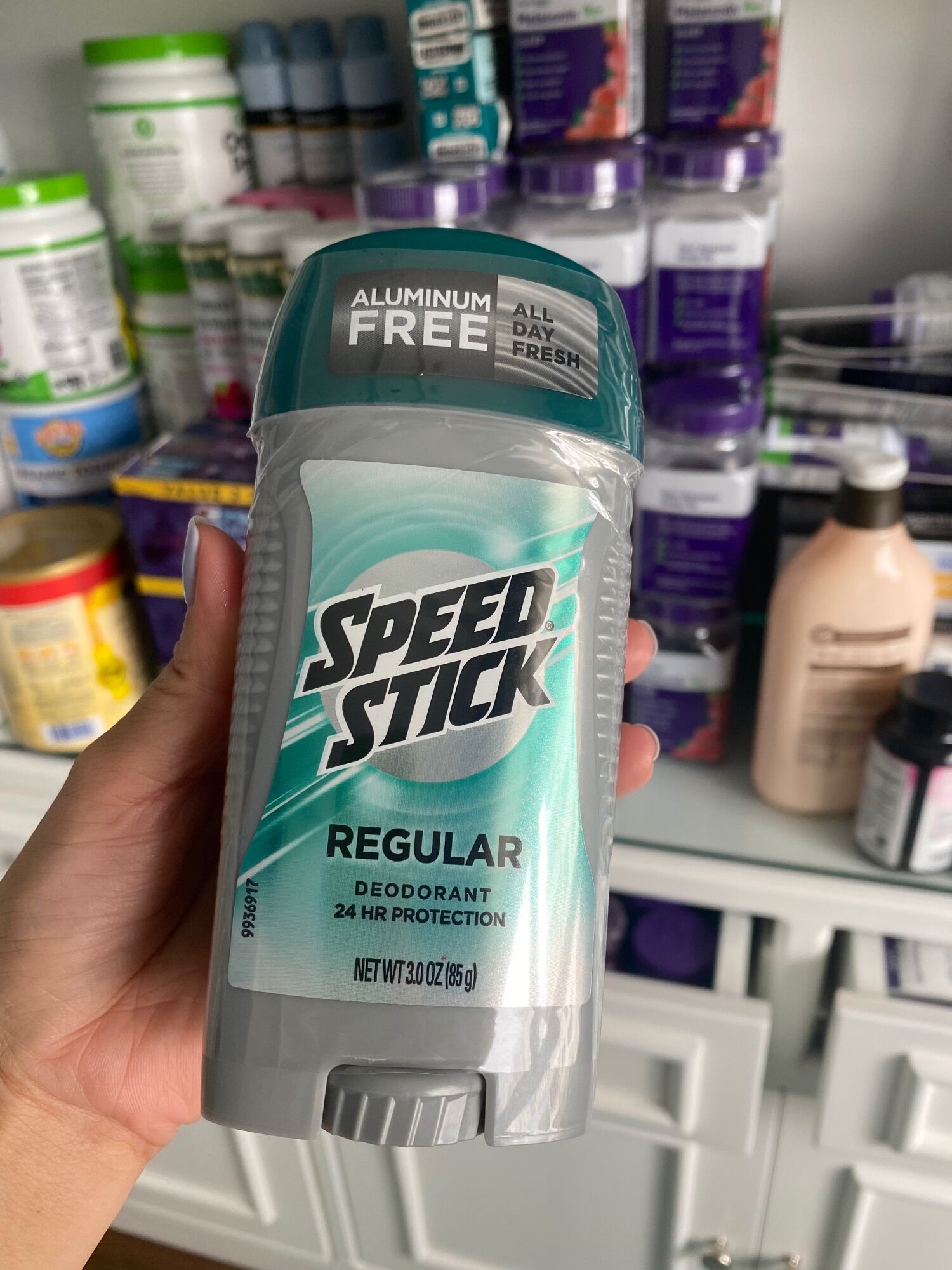 Sáp Khử Mùi Nam Speed Stick Regular (Sáp xanh trong) 85g (Mỹ)