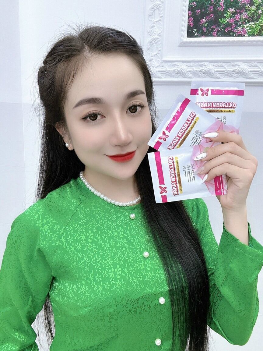Ủ TRẮNG COLLAGEN NGỌC TRAI MYÔ(1 hộp tặng kèm cọ)