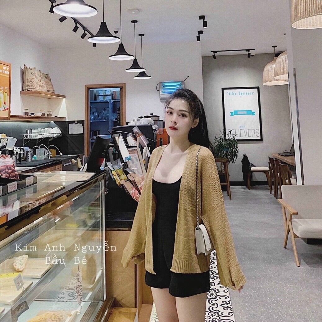 Áo khoác len cadigan mỏng hot hit