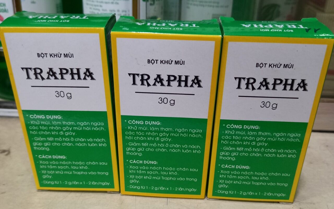 TRAPHA BỘT KHỬ MÙI HÔI GIẦY  1 LỌ
