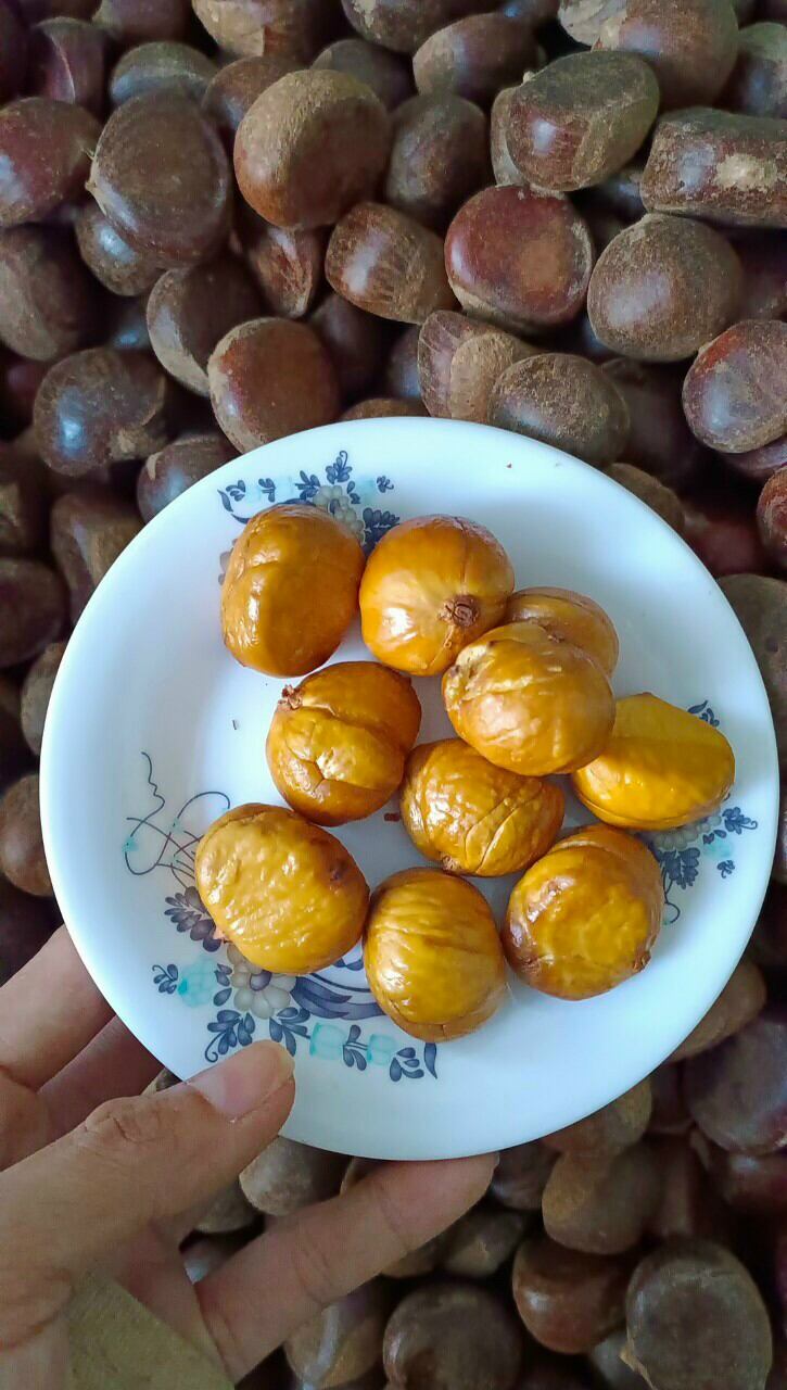 Hạt dẻ bóc sẵn.