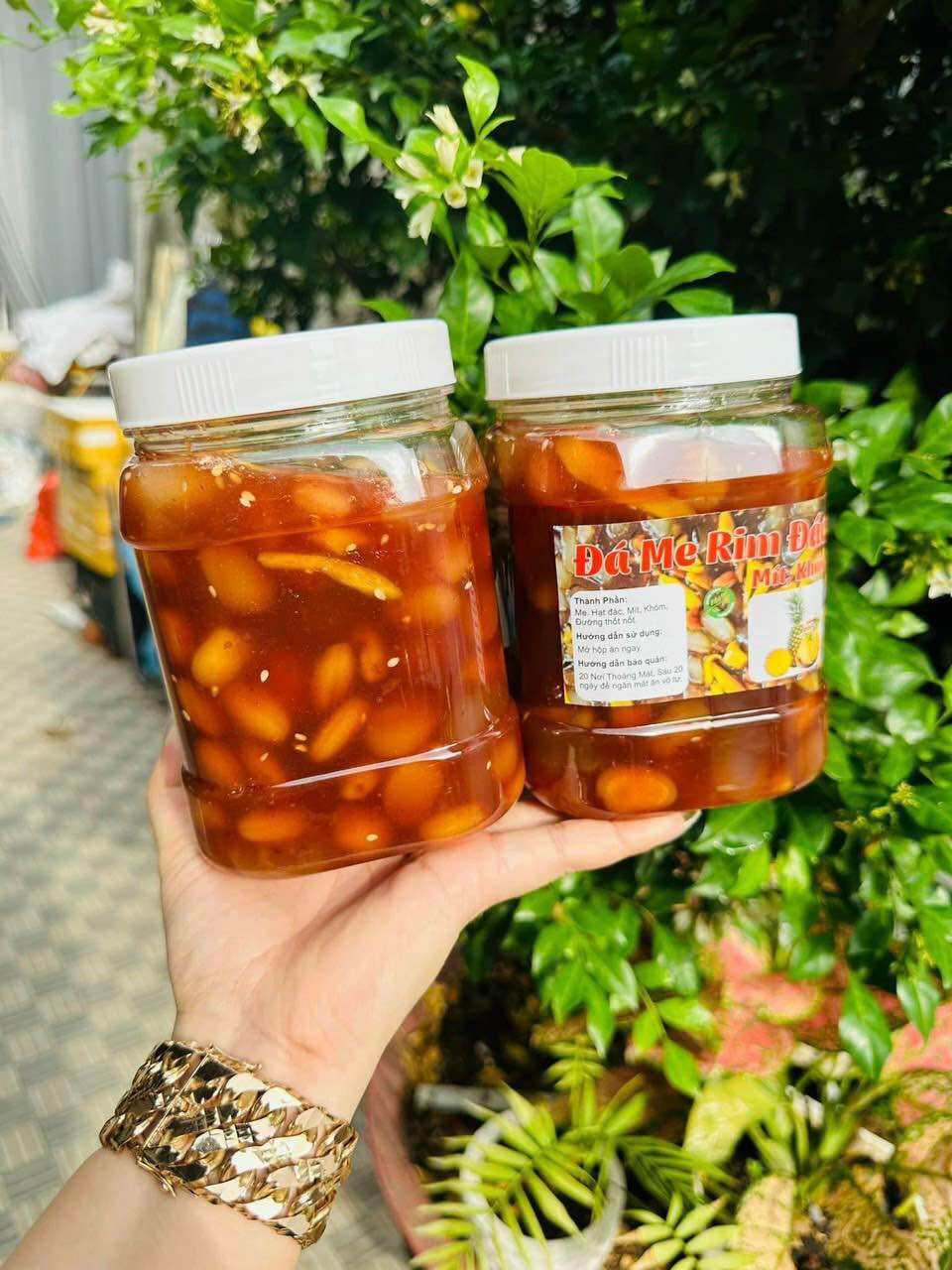 Đá me hạt dẻo rim đác mit hủ 1kg