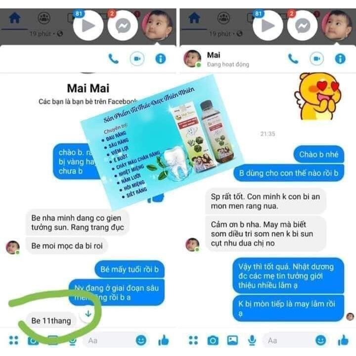 Sâu sún răng Nhật Dương
