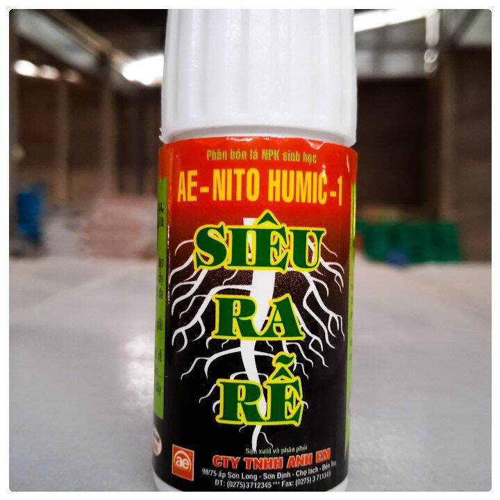 Phân bón kích rễ cực mạnh cải tạo đất hạ phèn giải độc hữu cơ (20ml)